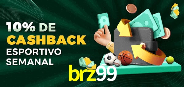 10% de bônus de cashback na brz99