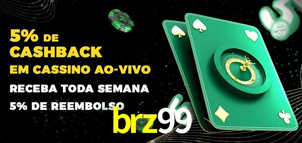 Promoções do cassino ao Vivo brz99